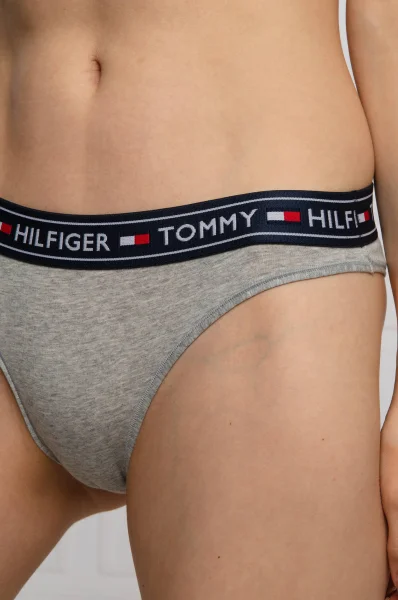 Kalhotky brazilky Tommy Hilfiger popelavě šedý