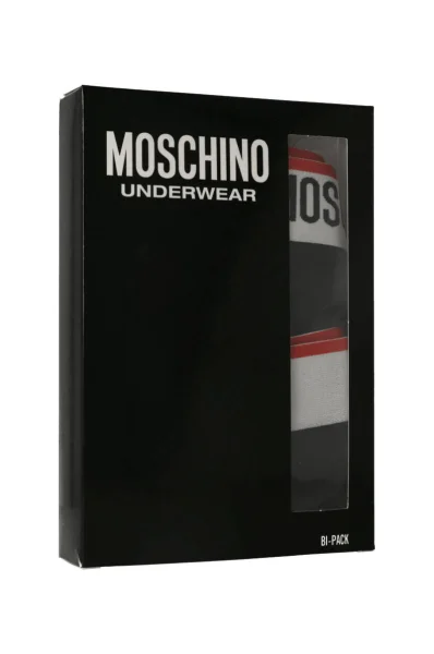 Tanga 2-pack Moschino Underwear černá