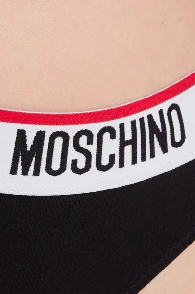 Tanga 2-pack Moschino Underwear černá