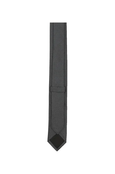 Hedvábný kravata HUGO grafitově šedá