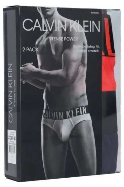 Slipy 2-pack Calvin Klein Underwear tmavě modrá