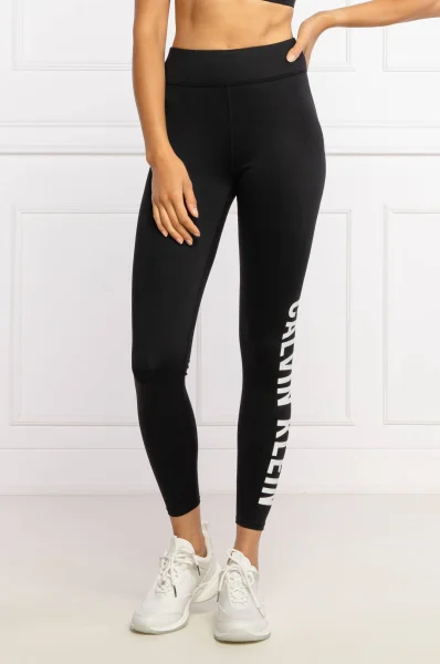Legíny | Slim Fit | high waist Calvin Klein Performance černá