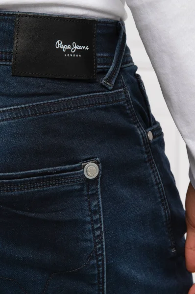 Džíny STANLEY | Tapered | regular waist Pepe Jeans London tmavě modrá