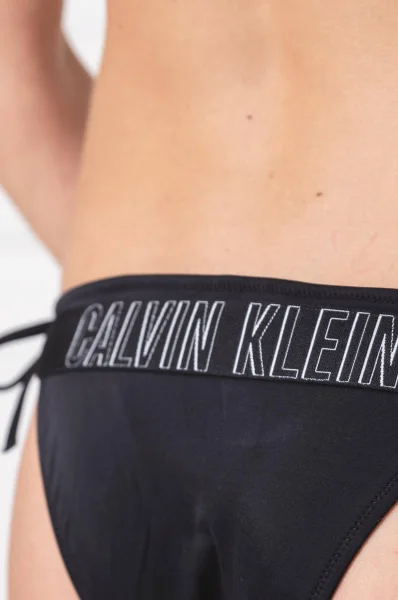 CHEEKY STRING SIDE TIE BIKINI Calvin Klein Swimwear černá
