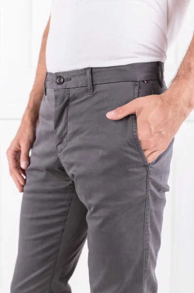 Kalhoty chino DENTON CHIN | Straight fit Tommy Hilfiger šedý