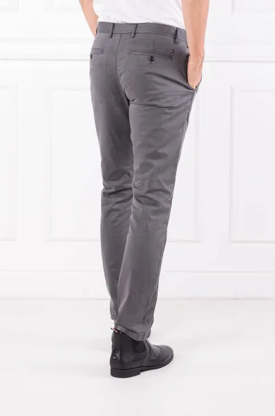 Kalhoty chino DENTON CHIN | Straight fit Tommy Hilfiger šedý
