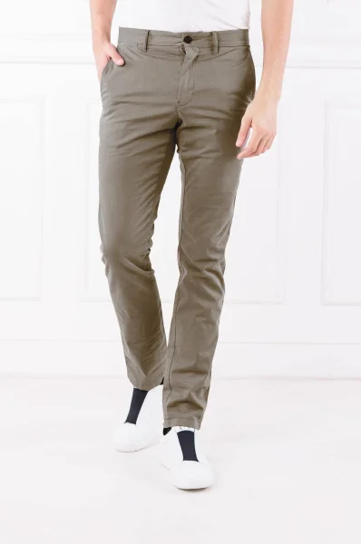 Kalhoty DENTON CHIN | Straight fit Tommy Hilfiger bronzově hnědý