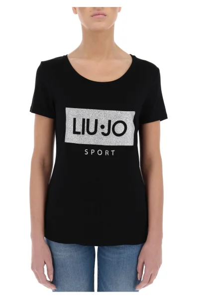 T-shirt | Regular Fit Liu Jo Sport černá