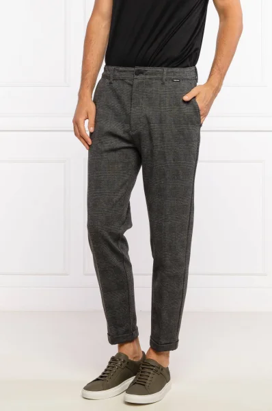 Kalhoty | Comfort fit Calvin Klein grafitově šedá
