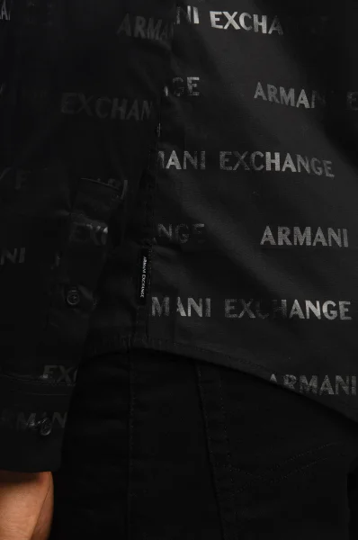 Košile | Regular Fit Armani Exchange černá