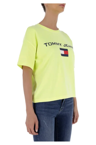 T-shirt TJW 90s LOGO | Regular Fit Tommy Jeans žlutý