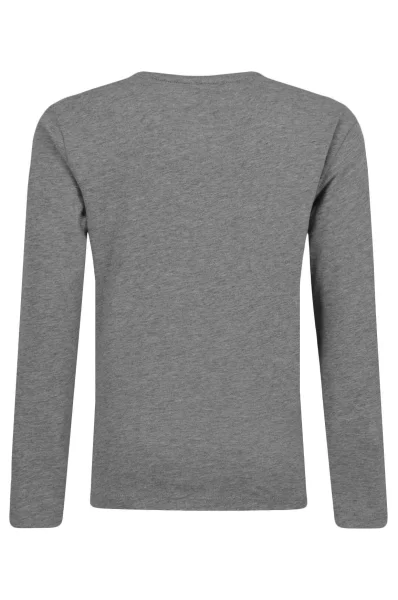 Tričko s dlouhým rukávem | Regular Fit EA7 šedý