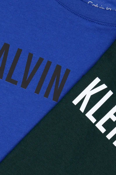 Tričko 2-pack | Regular Fit Calvin Klein Underwear 	lahvově zelená	