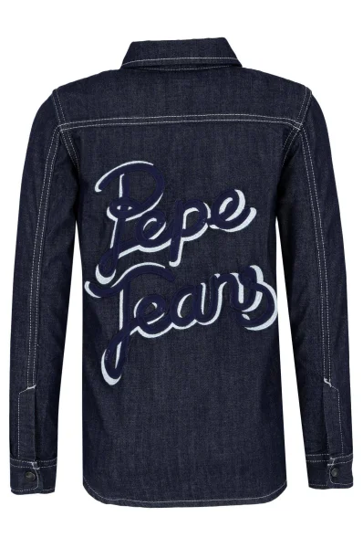 Košile karson dry | Regular Fit | denim Pepe Jeans London tmavě modrá