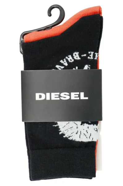 Ponožky 2-pack ZRAYBIPACK Diesel černá