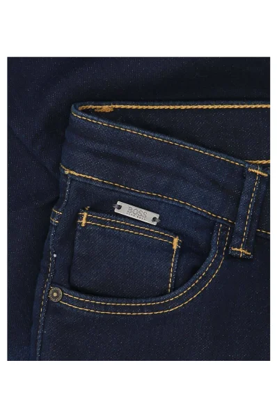Džíny | Skinny fit BOSS Kidswear tmavě modrá