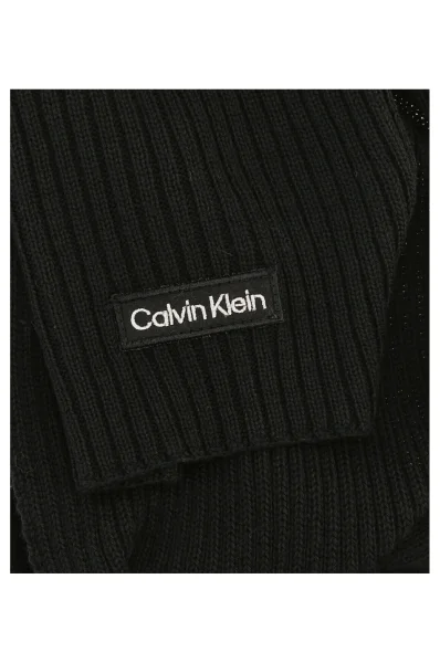 Šála | s příměsí vlny Calvin Klein černá