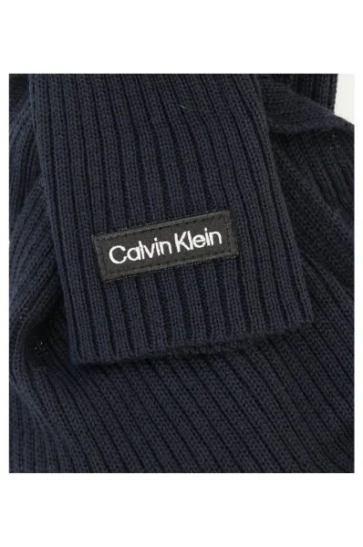 Šála | s příměsí vlny Calvin Klein tmavě modrá