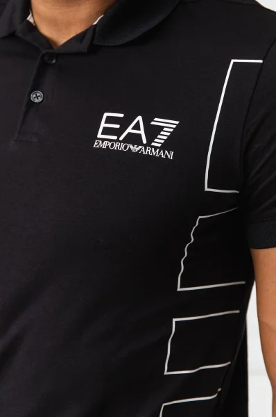 Polokošile | Regular Fit EA7 černá