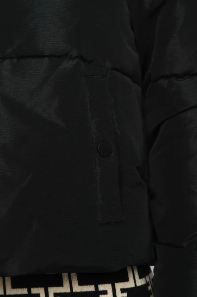 Bunda | Cropped Fit Elisabetta Franchi černá