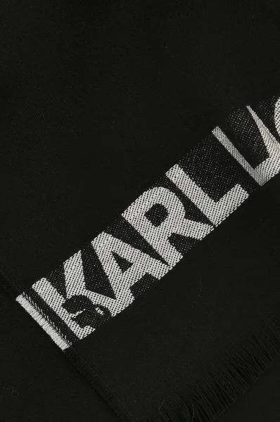 Šála | s příměsí vlny Karl Lagerfeld černá