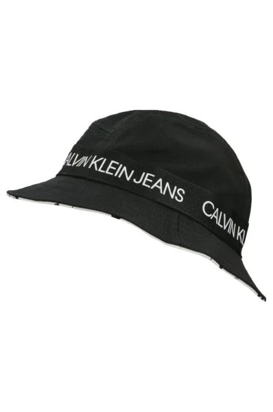 Oboustranný klobouk REVERSIBLE CALVIN KLEIN JEANS černá