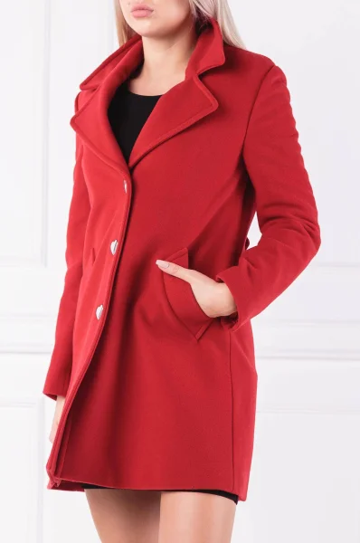 Kabát Love Moschino červený