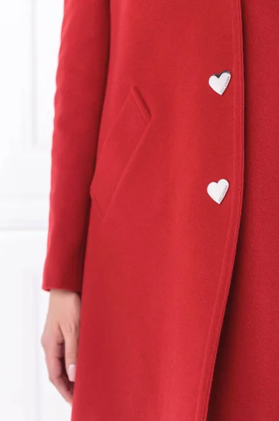 Kabát Love Moschino červený