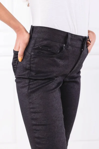 Kalhoty BRITTY UP ZIP | Slim Fit Gas černá