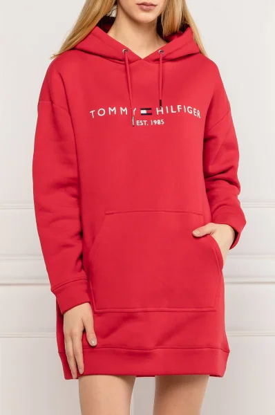 Šaty Tommy Hilfiger červený