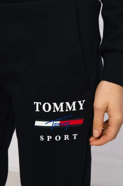 Tepláky GRAPHIC | Slim Fit Tommy Sport tmavě modrá