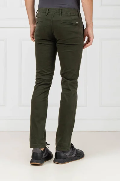 Kalhoty chino Schino | Slim Fit BOSS ORANGE zelený