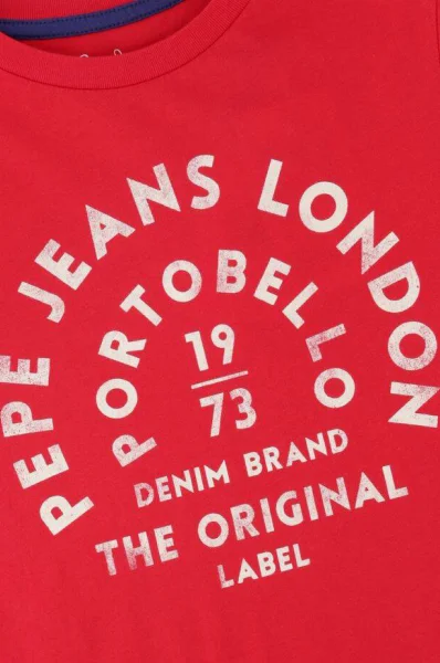 Tričko s dlouhým rukávem ANTONI | Regular Fit Pepe Jeans London červený