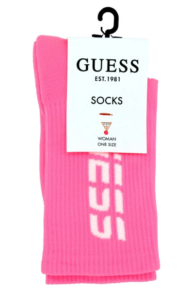 Ponožky GUESS ACTIVE růžová