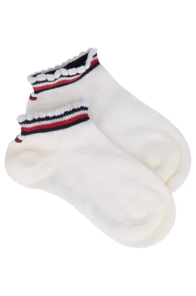 Ponožky 2-pack Tommy Hilfiger krémová