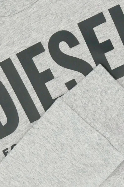 Tričko s dlouhým rukávem | Regular Fit Diesel šedý