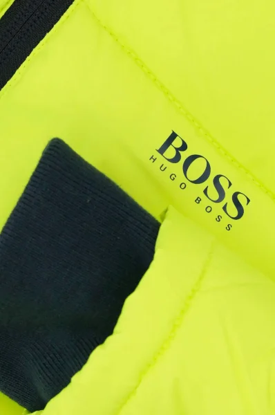 Bunda | Regular Fit BOSS Kidswear limetkově zelený