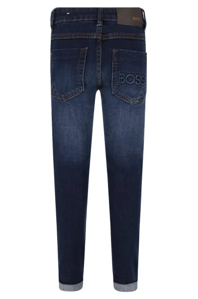 Džíny | Skinny fit BOSS Kidswear modrá