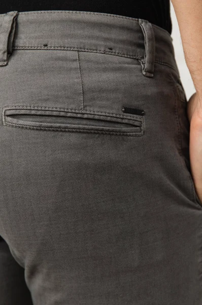 Kalhoty chino Schino | Slim Fit BOSS ORANGE šedý
