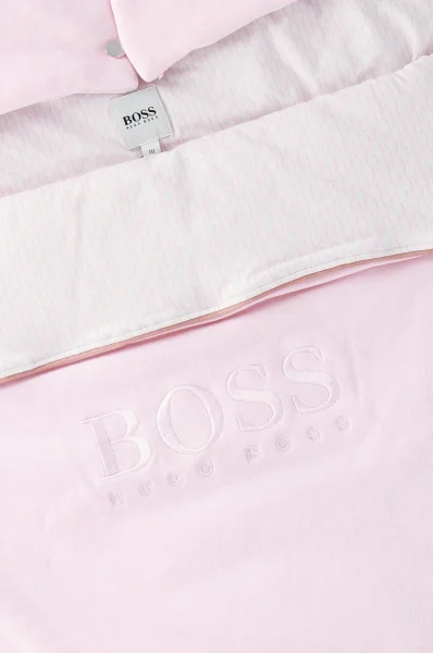 Dětský fusak BOSS Kidswear pudrově růžový