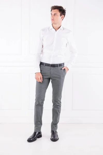 Kalhoty Stanino16-W | Slim Fit BOSS BLACK šedý