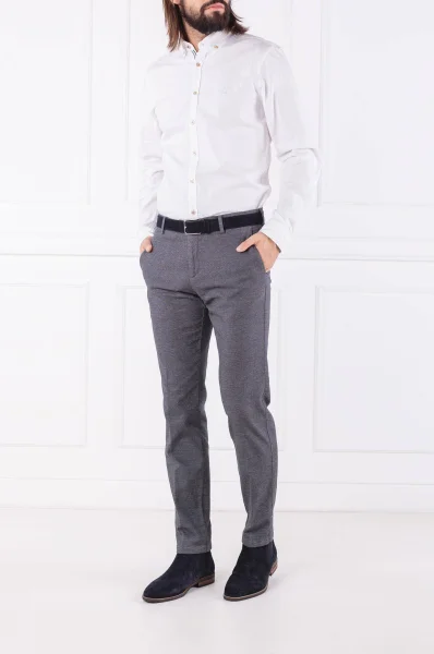 Kalhoty PRINT CLASSIC | Slim Fit Tommy Tailored šedý