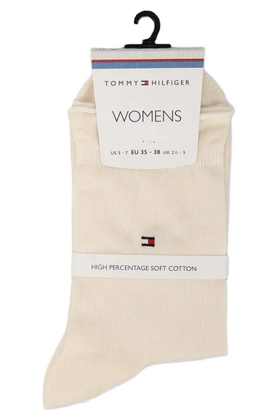 Ponožky Tommy Hilfiger krémová