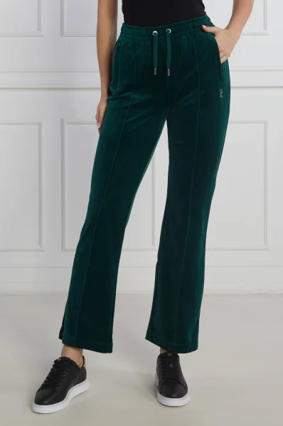 Tepláky TINA | Regular Fit Juicy Couture zelený