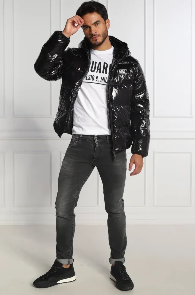 Džíny | Skinny fit Dolce & Gabbana grafitově šedá