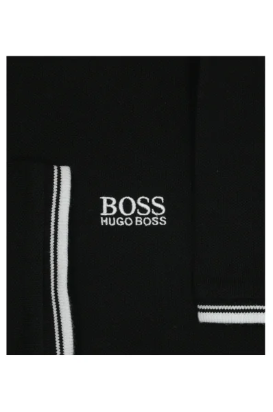Polokošile | Regular Fit | pique BOSS Kidswear černá