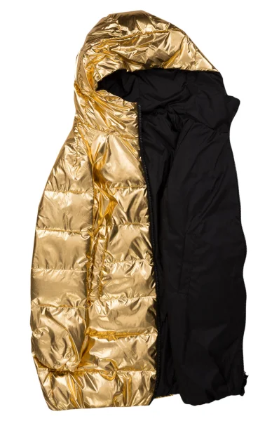 Oboustranný kabát Pinko zlatý