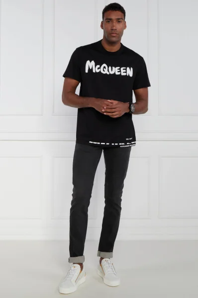 Džíny | Slim Fit Alexander McQueen černá