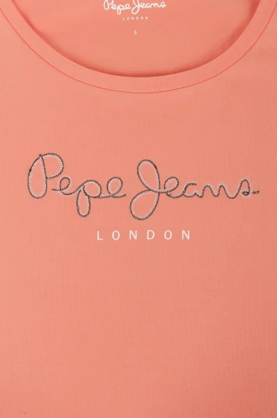Tričko Verna | Regular Fit Pepe Jeans London oranžový