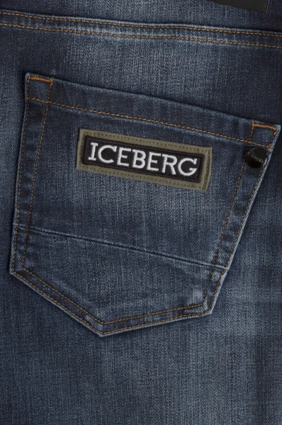 Džíny Iceberg tmavě modrá